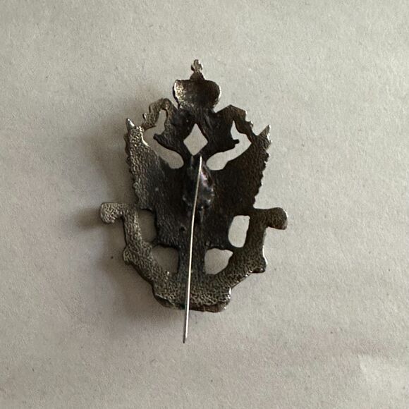 Vintage Ponnia Tuscan Insignia Badge Side style Beret uniform pin Memorabilia - Picture 8 of 11